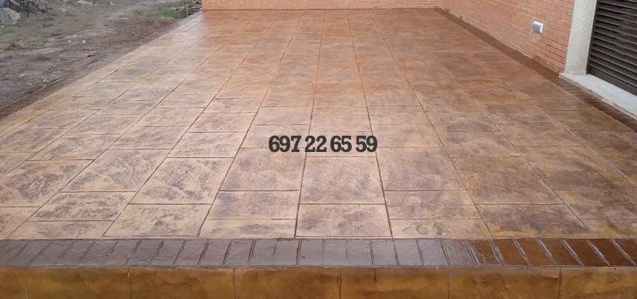 hormigón impreso colmenar viejo madrid