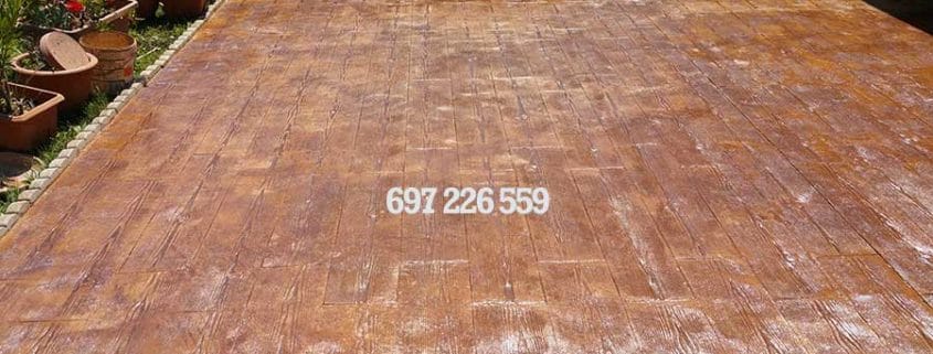 hormigón impreso las rozas de MADRID ENEMAR