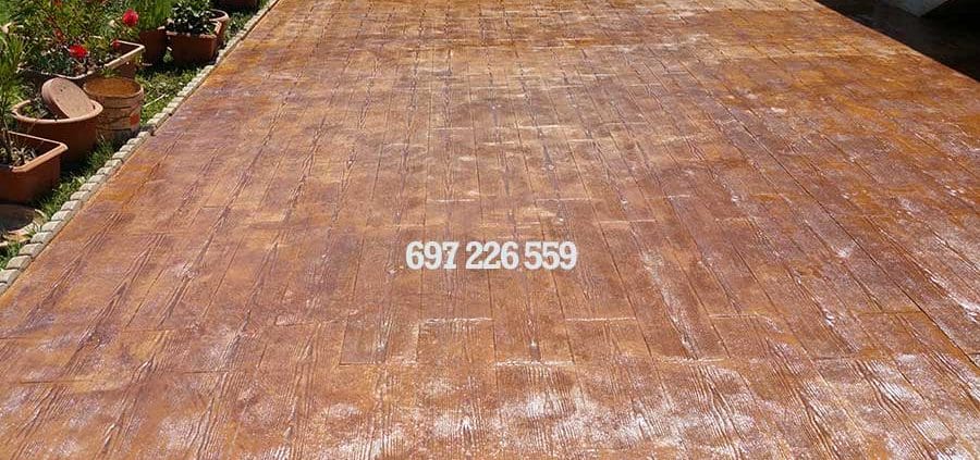 hormigón impreso las rozas de MADRID ENEMAR