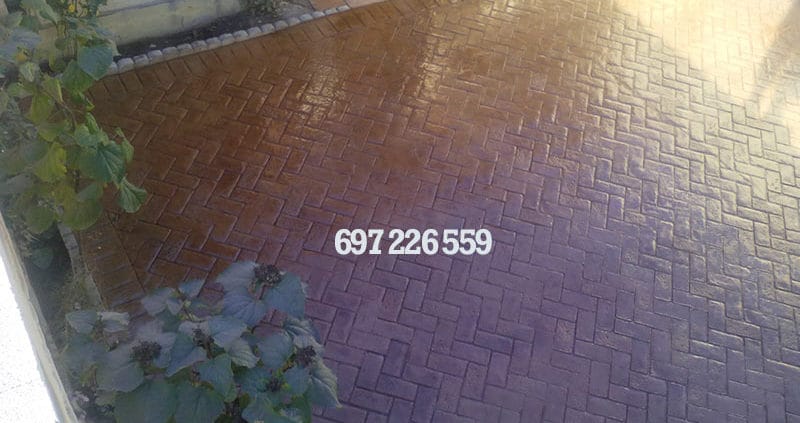 Hormigón impreso San Agustin de Guadalix Madrid