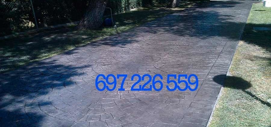 Hormigón impreso Boadilla del Monte Madrid