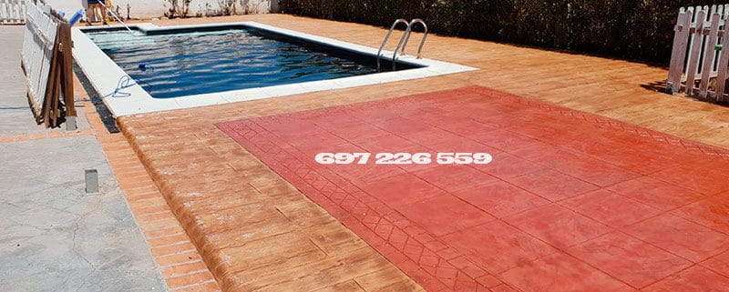 Hormigón impreso El Alamo Madrid